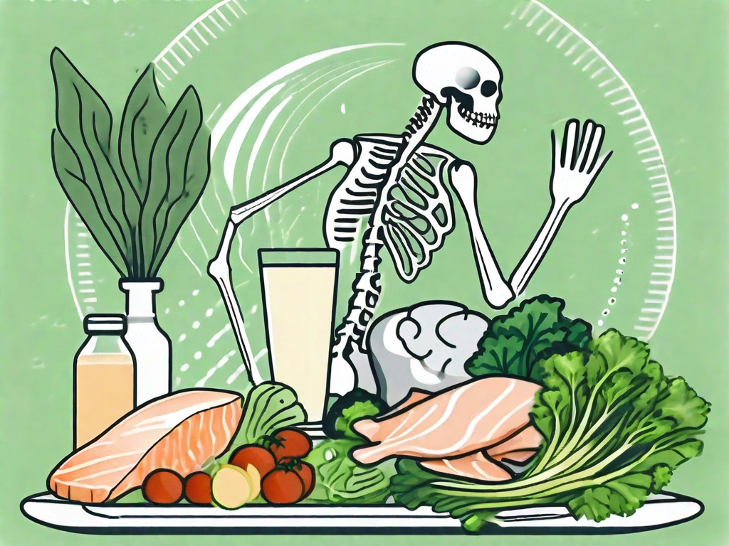 How can diet help in preventing osteoporosis?