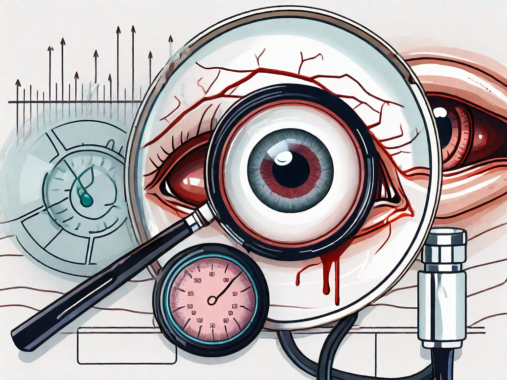 Can hypertension be diagnosed through eye examinations?